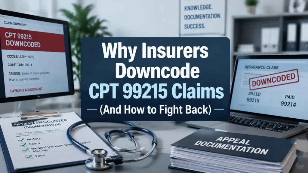 Downcode CPT 99215